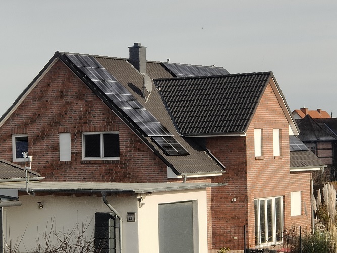 Photovoltaikanlage im Einsatz